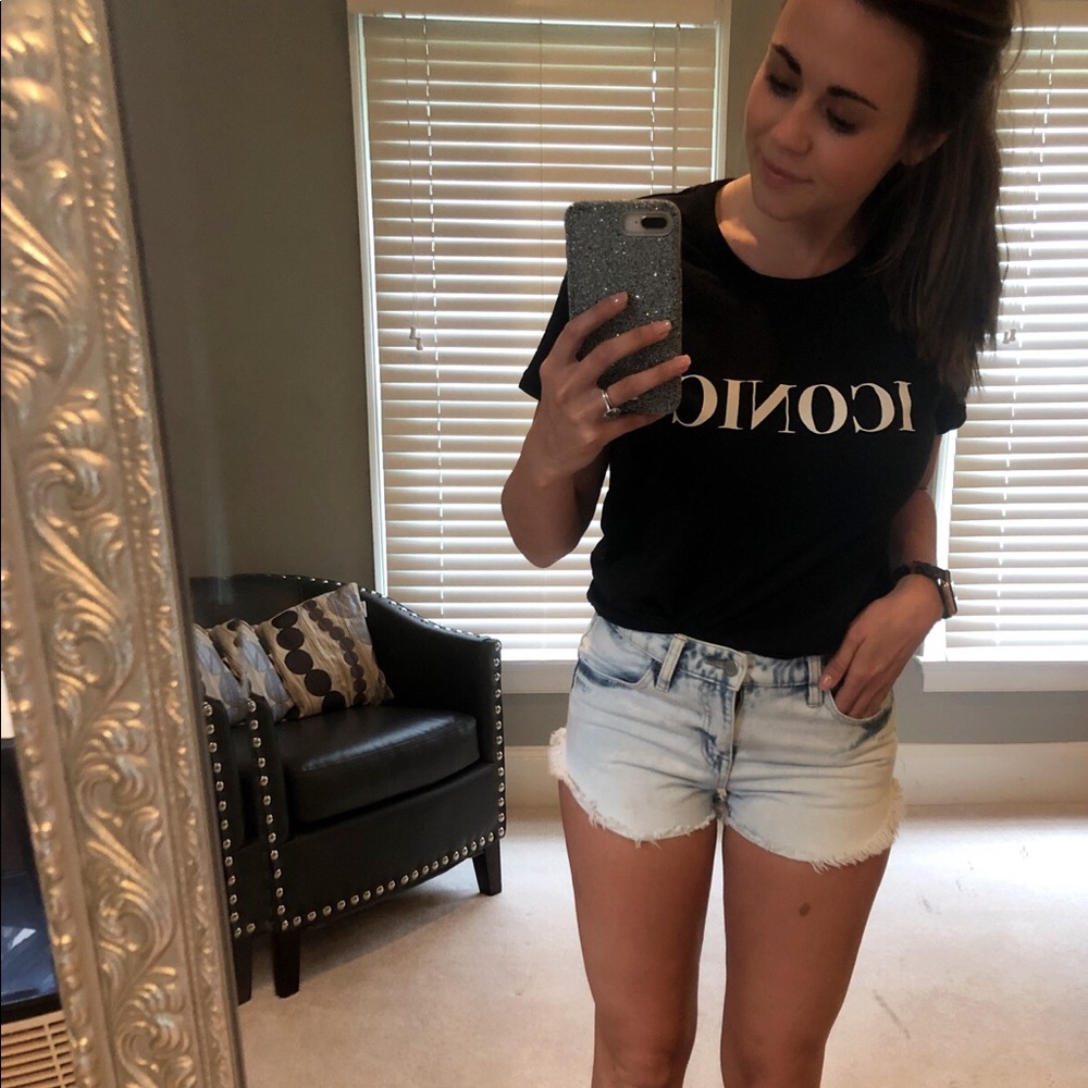 Light Wash Jean Shorts